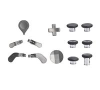 Metal Replacement Thumbsticks for PS Series Elite Controller Series 2 Core, Package Includes Mod 6 Metal Swap Joystick, 4 Paddles, 1 Standard D Pad, Accessories Parts for PS, One