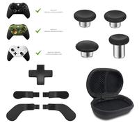 Metal Replacement Thumbsticks for Xbox Elite Controller Series 2 Core, Elite Series 2 Controller Accessories for Xbox Elite 2 Core Controller Replacement Kits with 4 Joysticks,4 Paddles,1 D-Pads