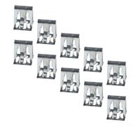 Metal Retainer Clip for Car Dashboards and Panels 10 Pack Compatible with Auto Fasteners for Securing Wires and Fixing for DVD Console Instrument Trim(sku)