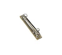 Metal Ring Binder Mechanism, D-Ring Binder Mechanism Replacement 6 Pcs A7 20mm 2 Rings Multicolor(Silver)