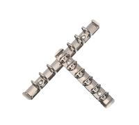 Metal Ring Binder Mechanism, D-Ring Binder Mechanism Silver Multiple Sizes 10pcs(-A6-6 Rings)