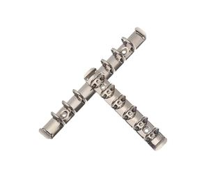 Metal Ring Binder Mechanism, D-Ring Binder Mechanism Silver Multiple Sizes 10pcs(-A6-6 Rings)