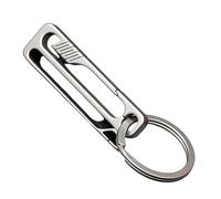Metal Ring Carabiner Key Ring AntiLost Quick Release Ring Carabiner Clip Waist Hanging Keychain Buckle Outdoor Tool Holder