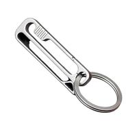 Metal Ring Carabiner Key Ring AntiLost Quick Release Ring Carabiner Clip Waist Hanging Keychain Buckle Outdoor Tool Holder