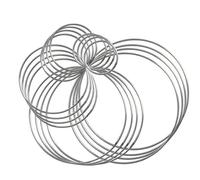 Metal Rings Hoops Steel Craft Silver Rings For Crafts Macrame And Other DIY Projects Chandelier Crystals Long (C, One Size)