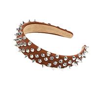 Metal Rivets Design Headbands Fashion Cool Girl Hairband Comfort To Makeup Shower Facial Hairband For Teenagers Girls