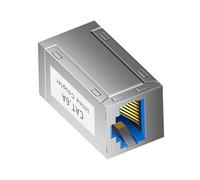 Metal RJ45 Coupler CAT6A CAT7 Shielded Adapter Shielded for 10G Networking Walking Cable with Enhanced EMS Resistance High Speed Ethernet Connector