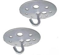 Metal Ro Base Ceiling Hook 90mm Heavy Duty Chandelier Hook Fitting,2 Pieces