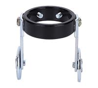 Metal Roller Guide Wheel Spacer for P80 Air Cutting Cutter Torch Two Screw Positioning Working on Metal 100mm Black and Silver
