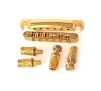 Metal Roller Saddle Bridge & Tailpiece Replacement 6 String Electric Guitar Tune-O-Matic Bridge Guitar Parts Easy To Use