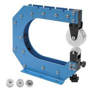 Metal Rollers for Copper and Aluminum, 12-Inch Throat Depth, Adjustable Feed Inlet, Benchtop Design, Heavy-Duty Roll Forming Tools for Precision Metalwork