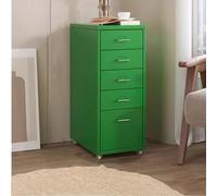 Metal Rolling Storage Cabinet with Lockable Wheels Vertical Document nizer with Drawers Mobile File Cabinet Office Storage Solution for Documents and Supplies