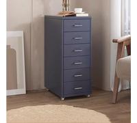 Metal Rolling Storage Cabinet with Locking Wheels Vertical File nizer with Drawers Document Storage Solution for Office and Home Space Saving Design