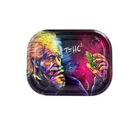 Metal Rolling Tray, T=HC2 Einstein Design by V Syndicate (Small)