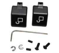 Metal Roof Latch Lock Kit For Mazda Miata 1990-2005 For Soft Top Convertible Left And Right Side Replacement Pair Black Finish Construction For Easy Install Direct Fit Oe Style Restoration Parts Set