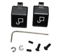 Metal Roof Latch Lock Kit for Mazda Miata 1990-2005, for Soft Top Convertible Left & Right Pair, Direct Replacement Hardware Set, Black Finish