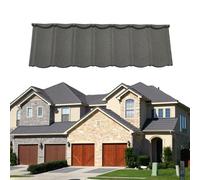 Metal Roof Shingles for Home 52.7x16.5Inch Architectural Shingles Heavy Duty Ceiling Insulated Panels, Corrugated Roofing Panels Roof Tiles, for Home/Villa/Garden Roofs(Gray,20pcs)