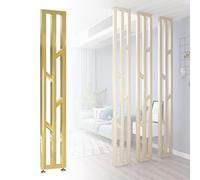 Metal Room Divider - 4.5ft Floor-to-Ceiling Partit - Ele Room Separator for Teahouses, Coffee Shops, Hotels & Home Decor - Versatile