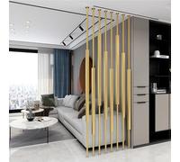 Metal Room Divider - Modern Wall Protector & Partition for Living Room/Bedroom, Versatile Space Separator, Stylish Column Design for Contemporary Interiors