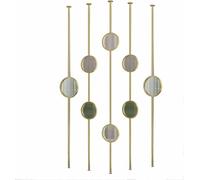 Metal Room Divider Panel Modern Partit for Home or Office Entryway Portable Floor Tile Divider Slish for Spaces Easy Assembly & Versatile Design.