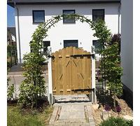 Metal Rose Trellis for Climbing Plants Sturdy Iron Garden Support Available in 120-350cm Widths Perfect for Roses Vines & Flowers (Size: B350 x H240cm)