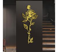 Metal Rose Wall Art, Large Roses Wall Decor, Living Room Art, Metal Artwork Decoration, Modern Sculpture Home Decor for Living Room,Bedroom Hallway and Stairs Nature (metal wall art 41L