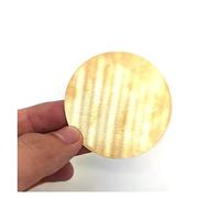 Metal Round Brass Disc Sheet, Brass Discs H62 Copper Alloy Dia. 50-150mm x Thk. 1-3mm Pack of 16(Dia. 50x3mm 2PCS)