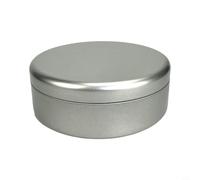 Metal Round Storage Tins With Tight-Fit Lids, 6 Pack, 145 X 5 Cm | candle making tins,Round Tins with Lids, 6 Pack, 14.5 x 5 cm for Candle Making