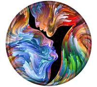 Metal Round Tin Sign Love in The Valentine Day Antique Tin Sign Bar Poster Metal Wall Art Vintage Tin Sign Metal Tin Sign Plaque Home Club Garage Kitchen Bar Country Cottage Restaurant 12x12 Inch