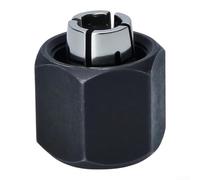 Metal Router Collet with Union Nut Part 2608570142 for bosch | Direct replacement part 2608570142, fits GKF12V-8, GKF18V-8, secure bit holding