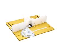 Metal Router Lift Kit, Aluminum Woodworking Insert Base Plate for Table Saw Router (OUCRIYgwcfd3t0o5-12)