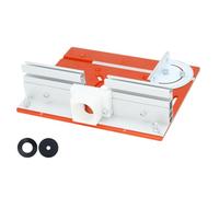 Metal Router Lift System Kit Aluminum Alloy Router Table Insert Plate DIY Universal Woodworking Insert Base Plate for Carpentry Work Home Decoration