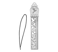 Metal Ruler Multifunctional Hollow Birdcage Painting Stencils Stainless Steel Reusable Drawing Template for Artists Teachers 5.8 Inch