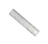 Metal Ruler With Cork Non Slip Backing, Rust Resistant Stainless Steel For Precise Measurements In Various Applications for Woodworking And Art Projects(15cm/6 inches)