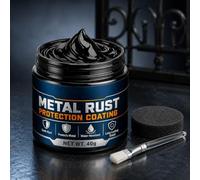 Metal Rust Protection Black Repair Paste,Metal Rust Protection Coating(1PC) | Rust Paste for Metal, Weatherproof, Quick Drying Formula, Long Lasting Rust, for Household Metal Surfaces, Fences & Tools