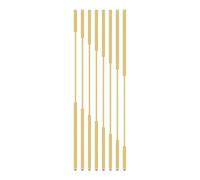 Metal s for Walls & Room Dividers - Gold Column Partition for Living Room & Bedroom Decor Office Privacy Slats Stylish & Functional Separation Solution