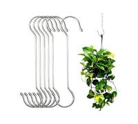 Metal S Hooks 20pcs 30cm 40cm Space-Saving S Shape Hanging Plant Pots | Weather-resistant metal for indoor and outdoor use Easy installation Sleek minimal design 20 pieces included