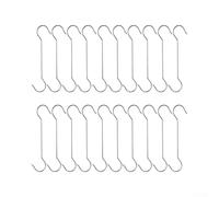 Metal S Hooks 20pcs 30cm 40cm Space-Saving S Shape Hanging Plant Pots | Weather-resistant metal for indoor and outdoor use Easy installation Sleek minimal design 20 pieces included