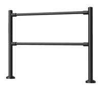 Metal Safety Door Swing Gate, Spring-Loaded Automatic Closing Turnstile | Metal Safety Swing Gate with Automatic Closure | Ideal for Child and Pet Safety in Home and Yard