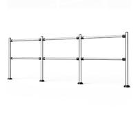 Metal Safety Door Swing Gate, Spring-Loaded Automatic Closing Turnstile | Metal Safety Swing Gate with Automatic Closure | Ideal for Child and Pet Safety in Home and Yard