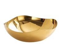 Metal Salad Bowl Countertop Snack Tray Modern Fruit Basket Stainless Steel Fruit Bowl Large Serving Bowl Durable