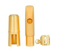 Metal Sax Ligature Fastener with Brass Cap Lightweight Accessories Tenors Saxphone Clarinet Mouthpiece Clips Sets Saxophone Mouthpiece Cap