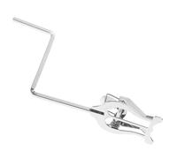 Metal Sax Lyre Clamp-on Holder for Saxophone Silver Instrument