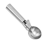 Metal Scoop Cone - Cookie Shape Meatballs Ice Cream Spoon | Sturdy Fruit Spoon, Multifunctional Baking Spoon, Ergonomic Handle, Large Cookie Pan