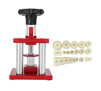 Metal Screw Type Watch Repair Tool,Precise Crystal Bezel Watch Back Case Cover Press Tool, Crystal Press Metal Screw with 20 Dies for Watch Repair and Maintenance