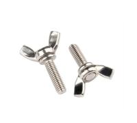 Metal Screws 2-10Pcs M3-M10 Hand Tighten Screw Butterfly Bolt Wing Thumb Screw Claw 304 Stainless Steel(35mm,M6 (5Pcs))