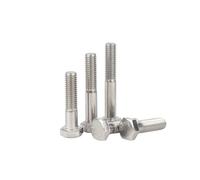 Metal Screws 2-10Pcs M6 M8 M12 Half Thread Hex Head Bolt 304 Stainless Steel External Hex Head Screw(2pcs M12,50mm)
