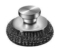 Metal Scrubbers for Cleaning Dishes - Multipurpose Dish Washing Scrubbers Steel Dish Scrubber | Detachable Metal Sponge Scrubber Steel Wool Pads for Pots Pans Cookware Bakeware