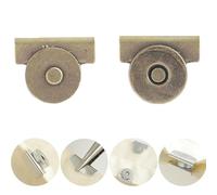 Metal Seamless Magnetic Buckle, No Sewing Required Metal Bag Clip, Magnetic Purse Clasp, Closure Fastener DIY Hidden Buckle for Handbag, Clothing, Purses, Scrapbook (Coppery)