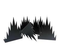 Metal Security Fence Spikes with Screws Security Fence Spikes Outdoor Anti Climb Spikes for Keep Defenders Repellent Thief Away Home Security Improvement